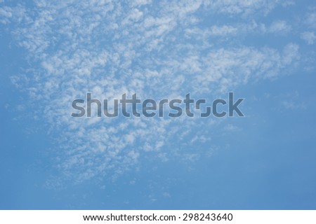 clouds with blue sky