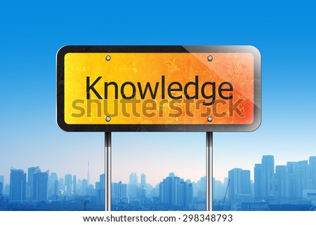 Knowledge on traffic sign