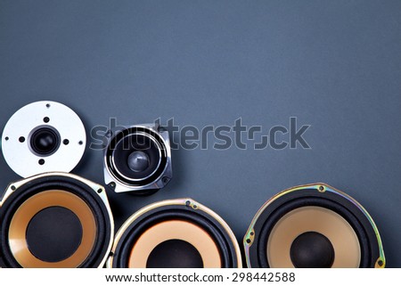 Audio Sound Speakers Collection Set