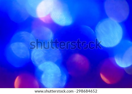 Colorful bokeh lights 