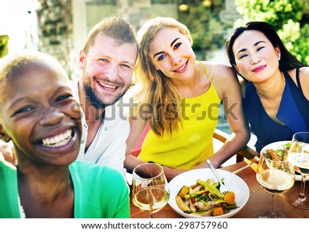 People Party Friendship Togetherness Happiness Concept