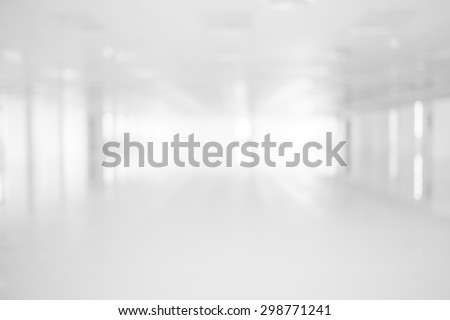 Abstract Blur white room  for background