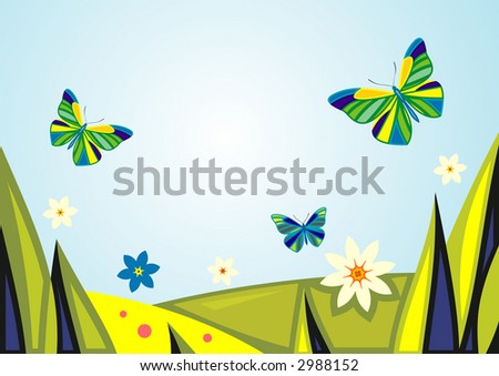 Spring / Summer Background. (High-Resolution JPG Illustration)