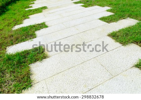 grass and brick background