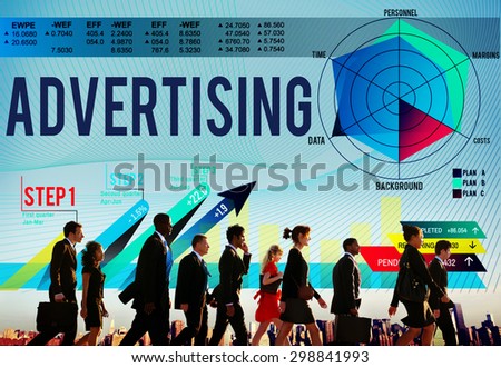 Advertising Marketing Promotion Publicity Concept