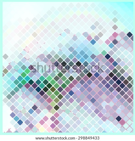 abstract mosaic background, illustration, clip art