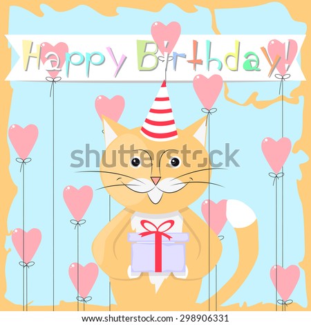 cat happy birthday