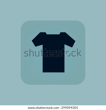 Image of T-shirt in square, on pale blue background