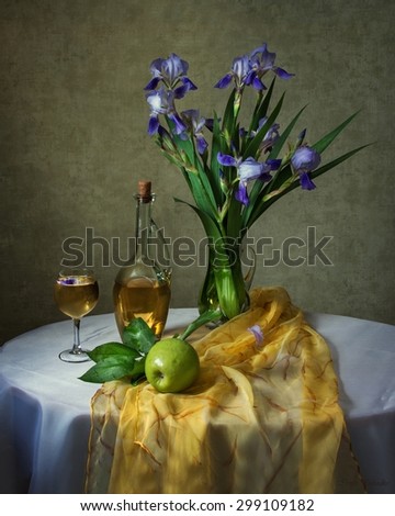 Wine with the scent of irises
