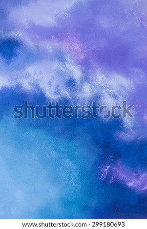 Abstract blue paint color background