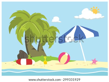 beach landscape background