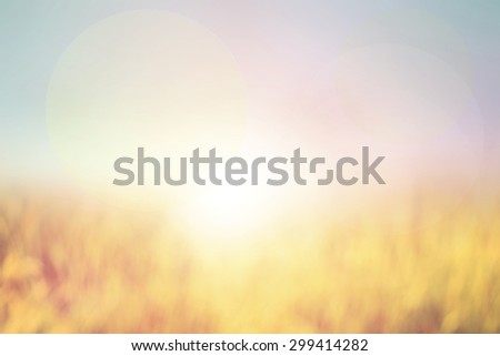 Abstract pastel blurred Bokeh background