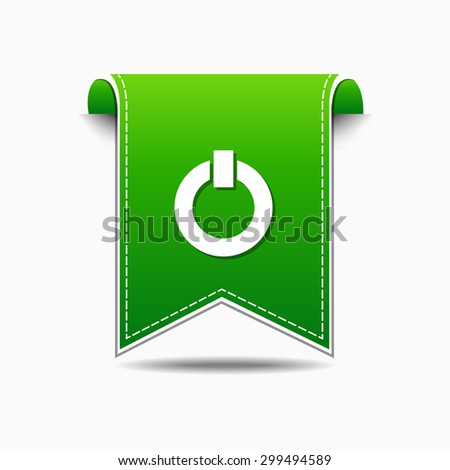 Power Green Vector Icon Design