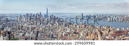 An image of the high rise buildings of new york
