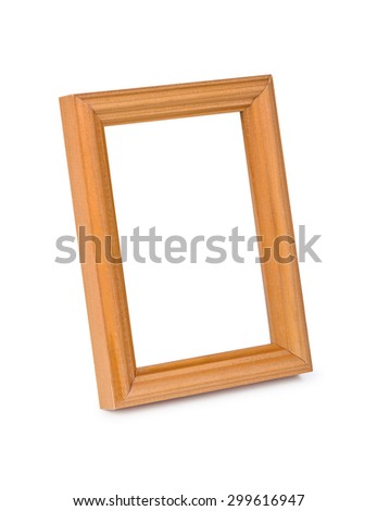 Blank frame isolated on white background