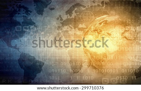 Abstract background image with business concepts. Elements of this image are furnished by NASA