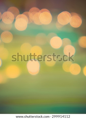Vintage soft lighting effect  blur focus for abstract background