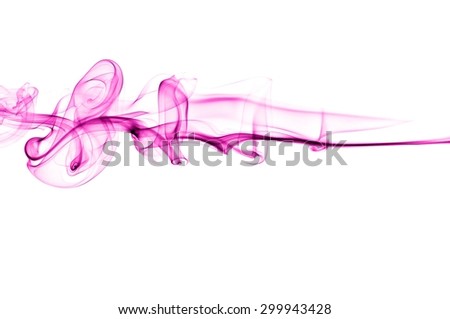 Abstract Violet smoke on white background, Violet background,Violet ink background,purple smoke,beautiful color smoke