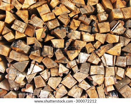 texture woodpile