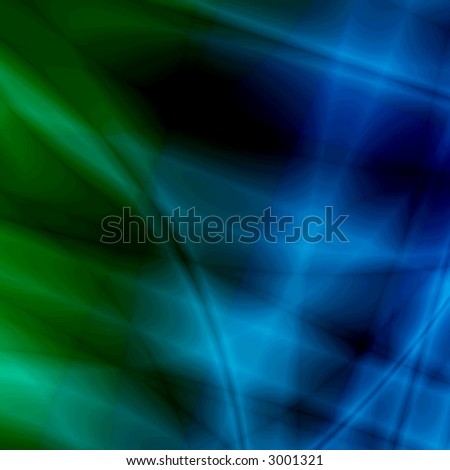 Green-blue fantasy background