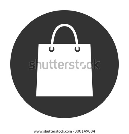 Shopping bag icon. Royalty-Free Stock Photo #300149084