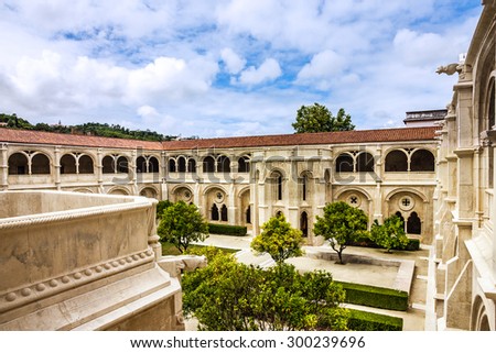 Alcobaca monastery (Mosteiro de Santa Maria de Alcobaca) is a Medieval Roman Catholic Monastery, Portugal