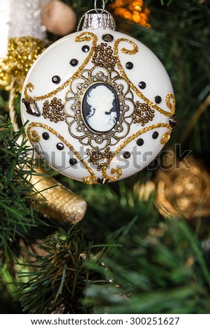 Ball on Christmas tree 
