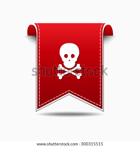 Danger Sign Red Vector Icon Design
