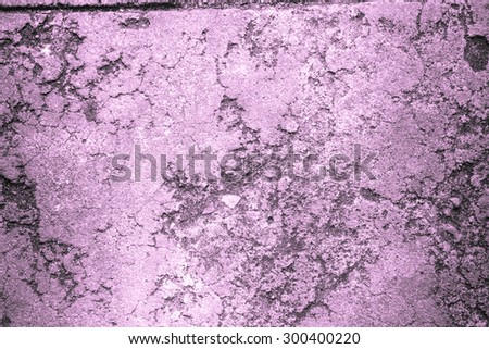 Purple grunge concrete wall