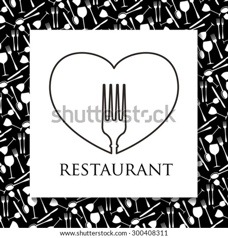 Restaurant - logo and corporate design. Template design.