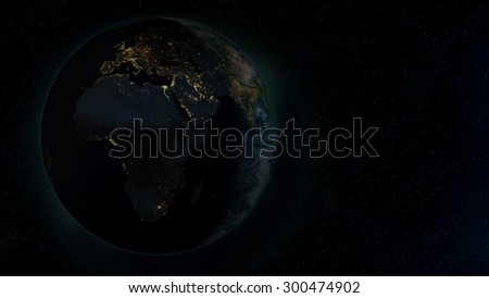 Planet Earth Background (Elements of this image furnished by NASA)