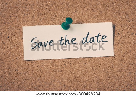 Save the date Royalty-Free Stock Photo #300498284