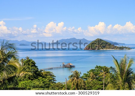 Koh mak, the beautiful island in Thailand Royalty-Free Stock Photo #300529319