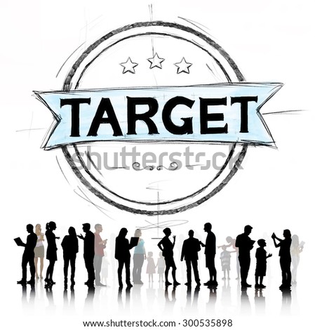 Target Aim Mission Business Banner Concept