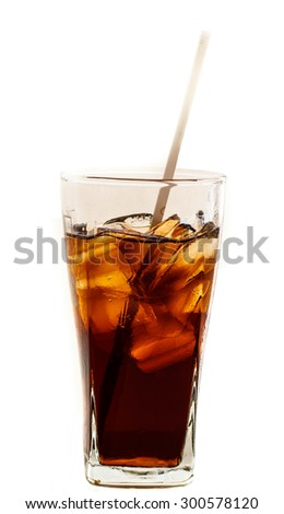 Drink on a white background