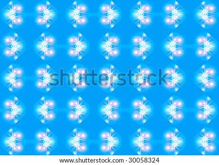 blue space pattern