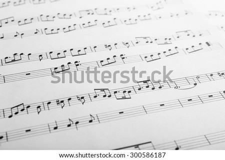 Music sheet background