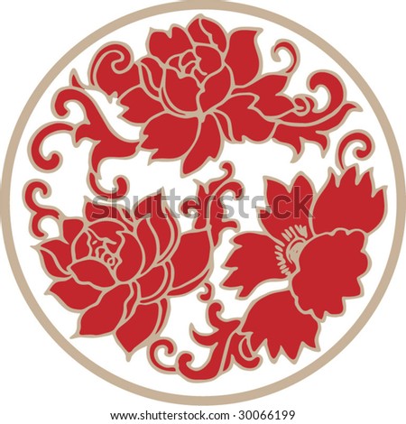 Vector of Traditional Chinese Classical Pattern for decoration