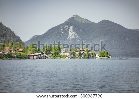 An image of the very beautiful Walchensee at Bavaria Germany