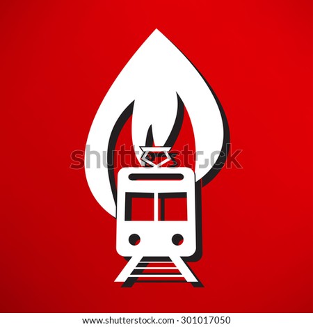 illustration of a fire engine