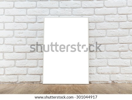 Blank white board