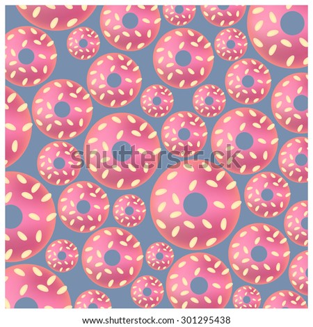 Vector donuts background