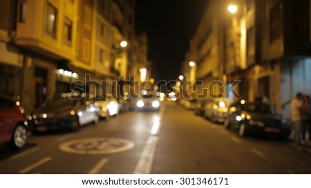 houses blurred background street