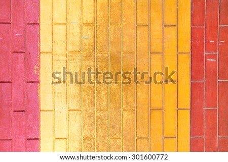 red and yellow wall background