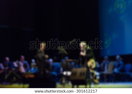 Jazz concert festival theme creative abstract blur background with bokeh effect