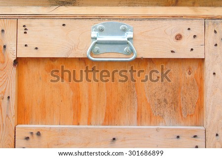 Wooden box background