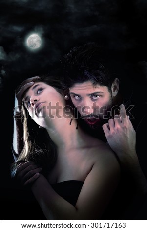 female vampire bites willing victim