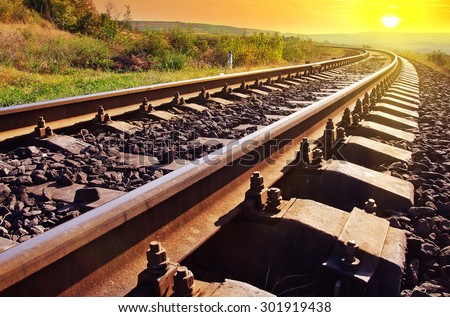 railroad Royalty-Free Stock Photo #301919438