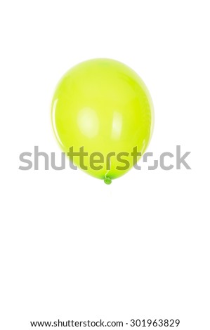 balloon isolated in white background