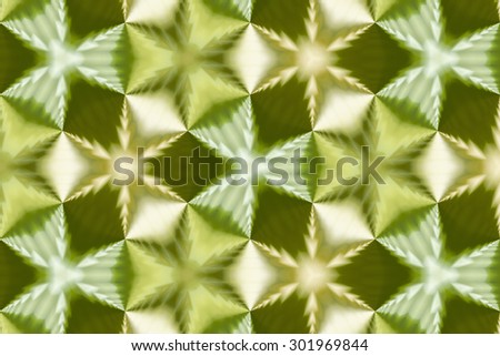 Pattern abstract background or seamless kaleidoscope of leaves.